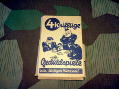 Vintage WWII German Puzzle Game Set