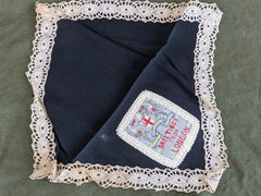 Vintage WWII "Greetings from London" Hankie British England