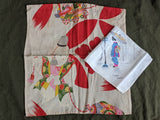 Vintage WWII Japanese Souvenir Hankies (Lot of 2)