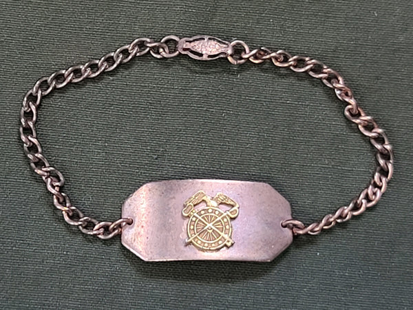 Vintage WWII Quartermastwr Sweetheart Bracelet