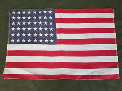 Vintage WWII Small Cotton 48-Star US Flag