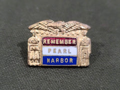 Vintage WWII Small Remember Pearl Harbor Pin
