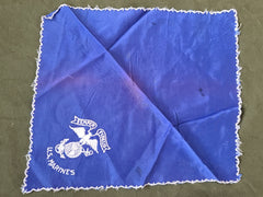 Vintage WWII Sweetheart U.S. Marines Hankie