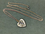 Vintage WWII US Marine Corps Sweetheart Locket Necklace USMC EGA