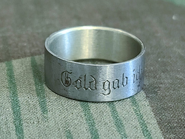 Vintage WWI German Gold gab ich für Eisen 1914 Ring