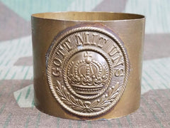 Vintage WWI German Gott Mit Uns Brass Napkin Ring