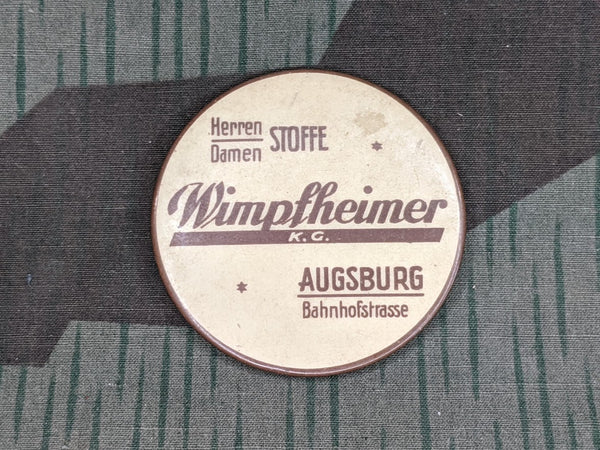 Vintage Wimpfheimer Pocket Advertising Mirror