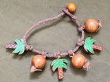 Vintage Wood Palm Tree Bracelet