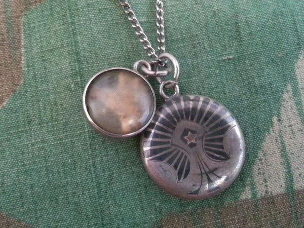 Vintage 1920s / 1930s German Good Luck Edelweiss Necklace Pre-WWII