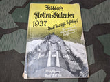 Vintage German Köhlers Flotten-Kalender 1937