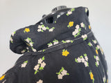 Plus Size Flower Print Dress <br> (B-53" W-46" H-54")