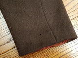 Brown Wool Skirt Suit <br> (B-35" W-27" H-37")