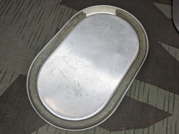 Oval German Food Container Aluminum