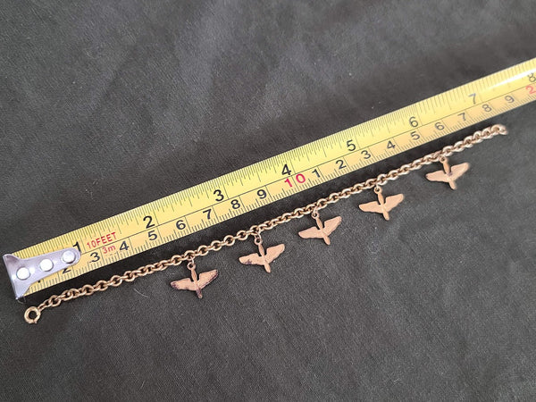 Army Air Corps Wings Charm Bracelet