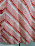 German Red and White Striped Dress <br> (B-34" W-26" H-37")