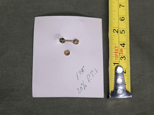Coro Sweetheart in Service Sterling Pin on Original Card