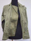 Women's Army HBT Shirt S <br> (B-35" W-31.5")