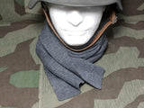 German Gray Wool Blend Scarf