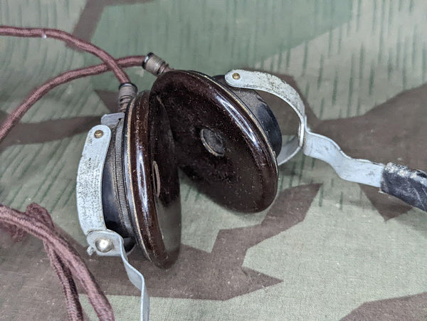 Dfh.f. 45 German Military Radio Headset No Plug
