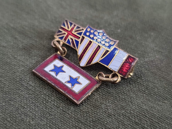 Two Star Son in Service Flag Pin