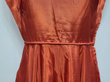 Orange Sleeveless Dress <br> (B-35" W-26.5")