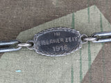 1916 German Iron Times Watch Fob