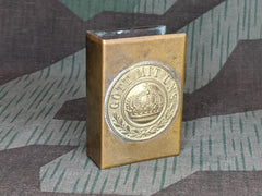 Gott Mit Uns WWI Brass Match Safe