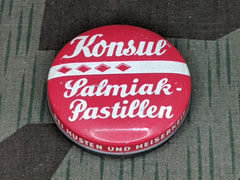 WWII-era German Salmiak-Pastillen Konsul Salty Liquorice Tin