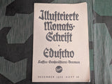 WWII-era German Eduscho Kaffee Christmas 1938 Magazine