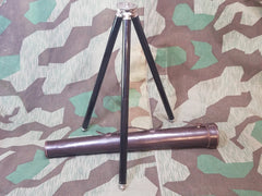 WWII-era German Knoll Camera Tripod in Leather Case