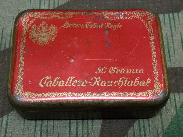WWII-era German Östern Tabak-Regie Tobacco Tin