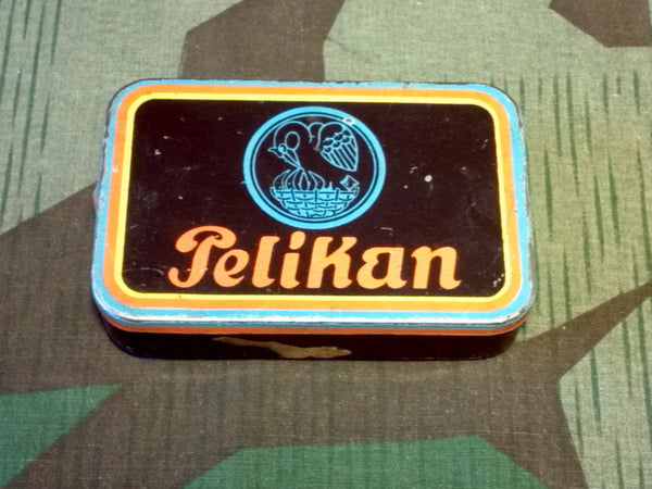 WWII-era German Pelikan Typewriter Ribbon Tin