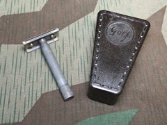 WWII-era German Razor in Golf Bakelite Case