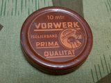 WWII-era German Vorwerk Tape Tin 10 Meter