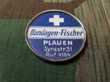 WWII-era Vintage German Bandagen-Fischer Plauen Advertising Mirror