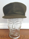 WWII ANC Army Nurse Women's Uniform OD Service Hat (Size 22 1/2)