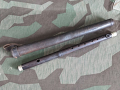 WWII German Flute with Leather Carrying Case