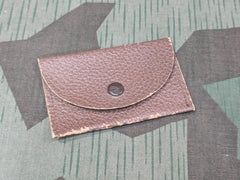 Original WWII German ID Disc Pouch
