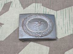Original WWII German Steel Luftwaffe Belt Buckle