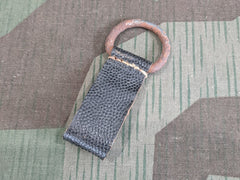 WWII German Pebbled Leather D-Ring Belt Loop
