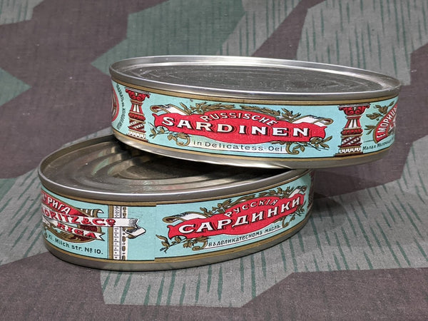 Sardine Tin Original WWII German Soviet Label