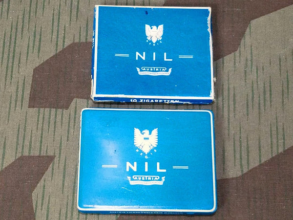 WWII German Set of 2 NIL Cigarette Tins / Boxes