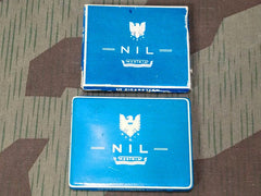 WWII German Set of 2 NIL Cigarette Tins / Boxes
