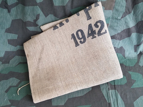 WWII German Wehrmacht H. Vpfl 1942 Ration Sack Paper Twine 