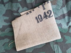WWII German Wehrmacht H. Vpfl 1942 Ration Sack Paper Twine 