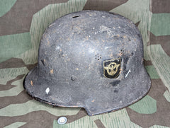Camouflaged German Fire Helmet