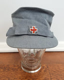 WWII American Red Cross ARC Summer Service Hat Uniform (Size 21 1/2)