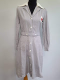 WWII American Red Cross Gray Lady Women's Uniform Dress Seersucker