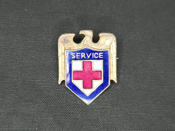WWII American Red Cross Men's Service Pin