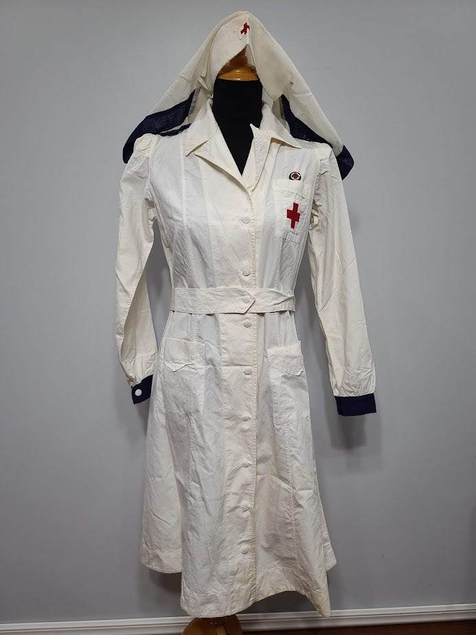 American Red Cross Production Corps Uniform Dress and Veil (B-39